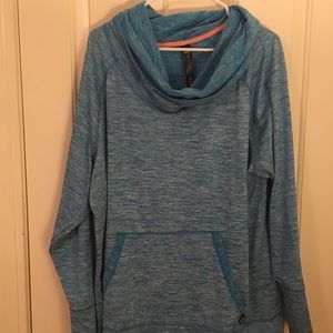 Cowl neck RBX athletic sweatshirt